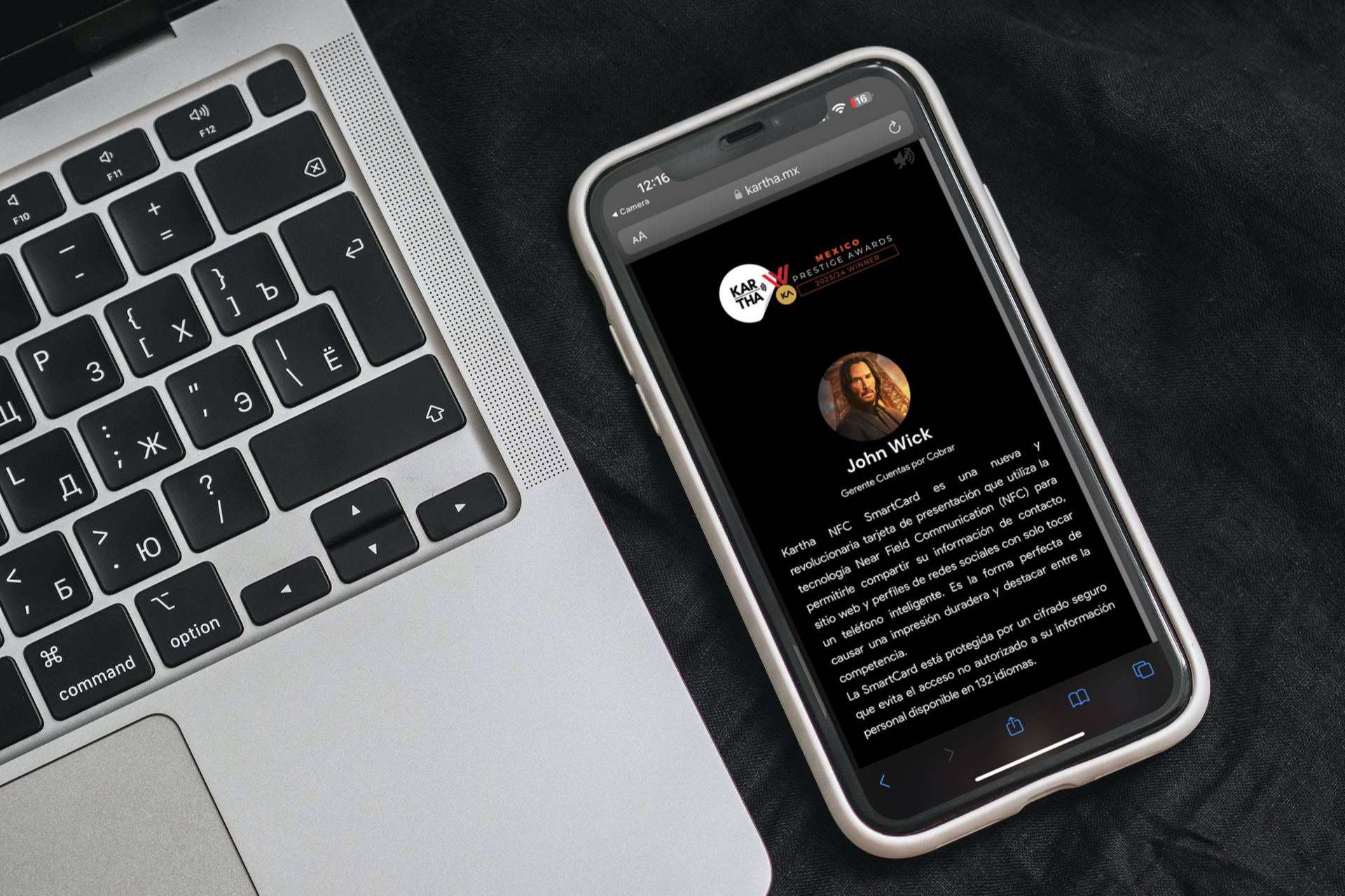 El poder del networking en las manos de los usuarios, Kartha NFC SmartCard