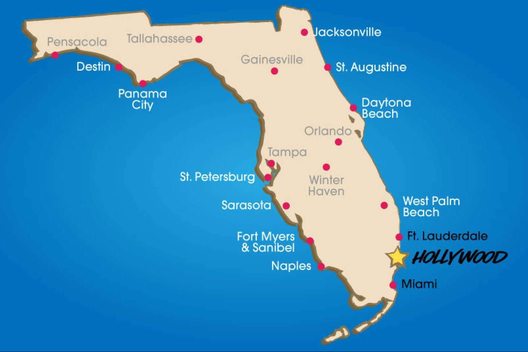 Hollywood Florida beachfront hotels, opciones para hospedarse y disfrutar de vistas al mar