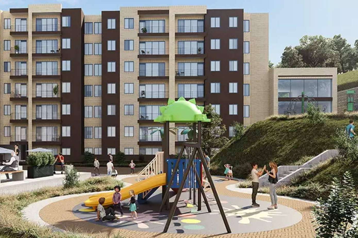 El nuevo proyecto de apartamentos en La Calera de OIKOS Constructora es Calera Gardens